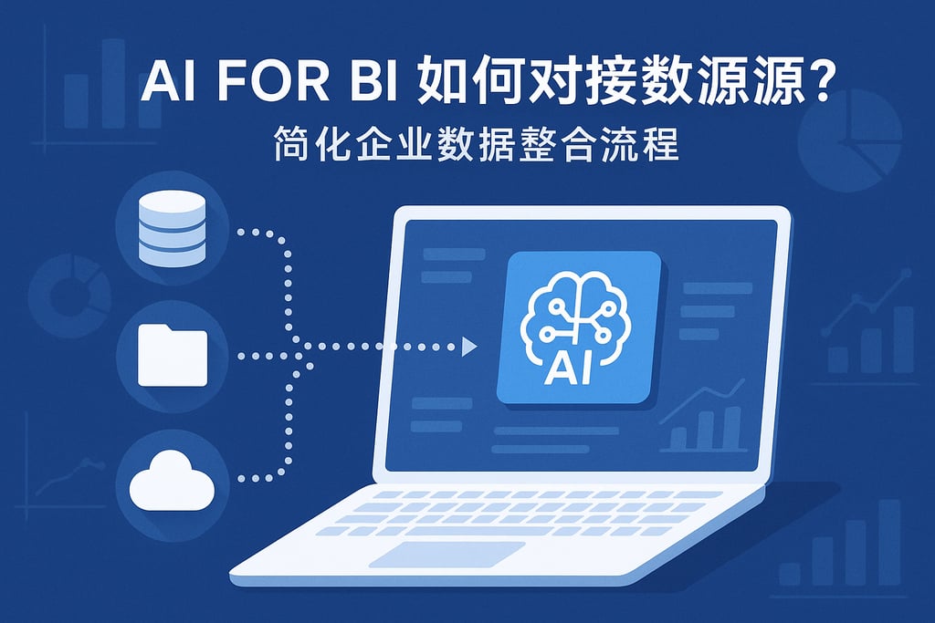 AI For BI如何对接数据源？简化企业数据整合流程